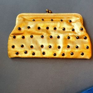 Korea Cluch Purse with black studded accents